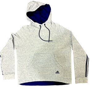 Adidas Hoodie Sweatshirt Striped Arms Size Medium